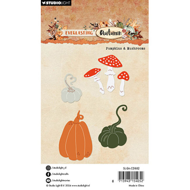 Studio Light SL Cutting Dies Pumpkins & mushrooms Everlasting Autumn nr.882