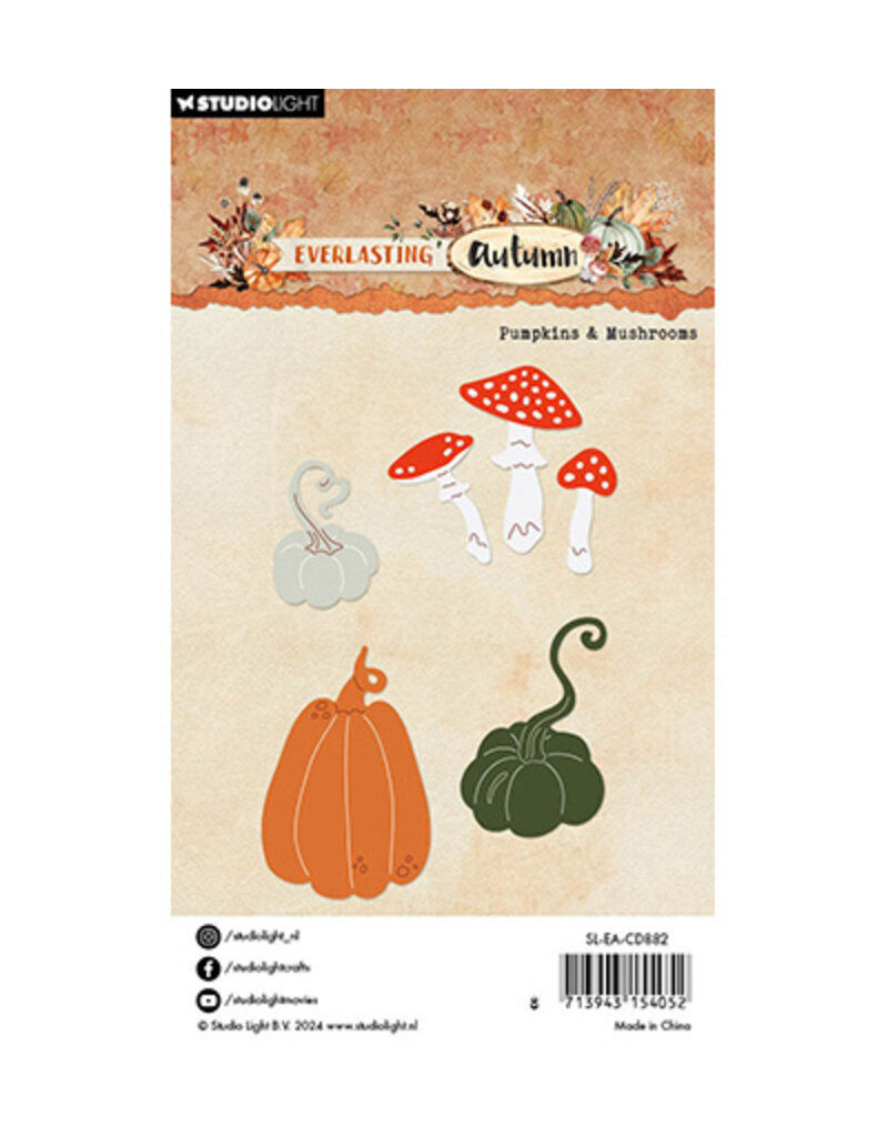 Studio Light SL Cutting Dies Pumpkins & mushrooms Everlasting Autumn nr.882