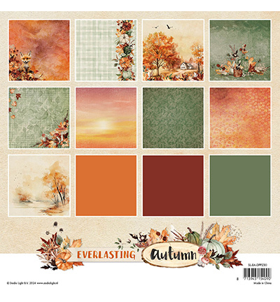 Studio Light SL Paper pad Background paper Everlasting Autumn nr.230