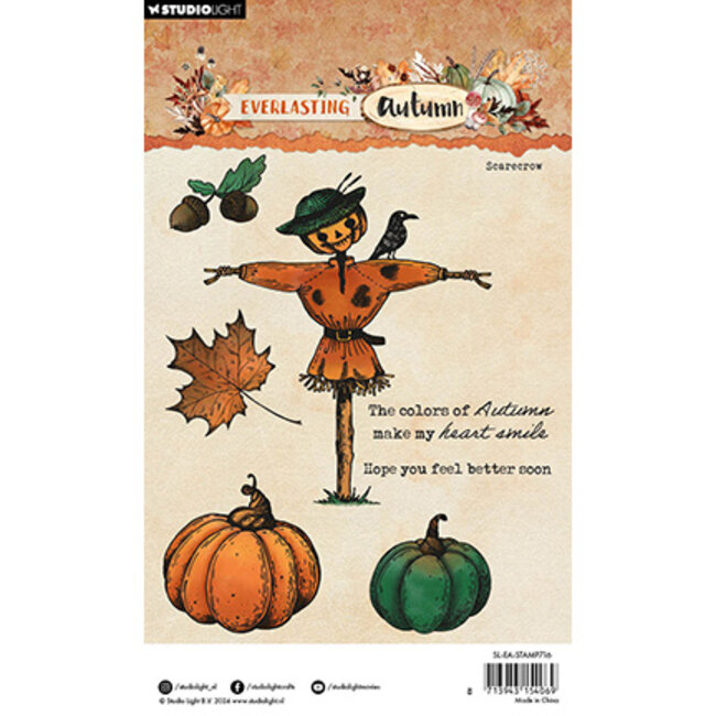 Studio Light SL Clear Stamp Scarecrow Everlasting Autumn nr.716
