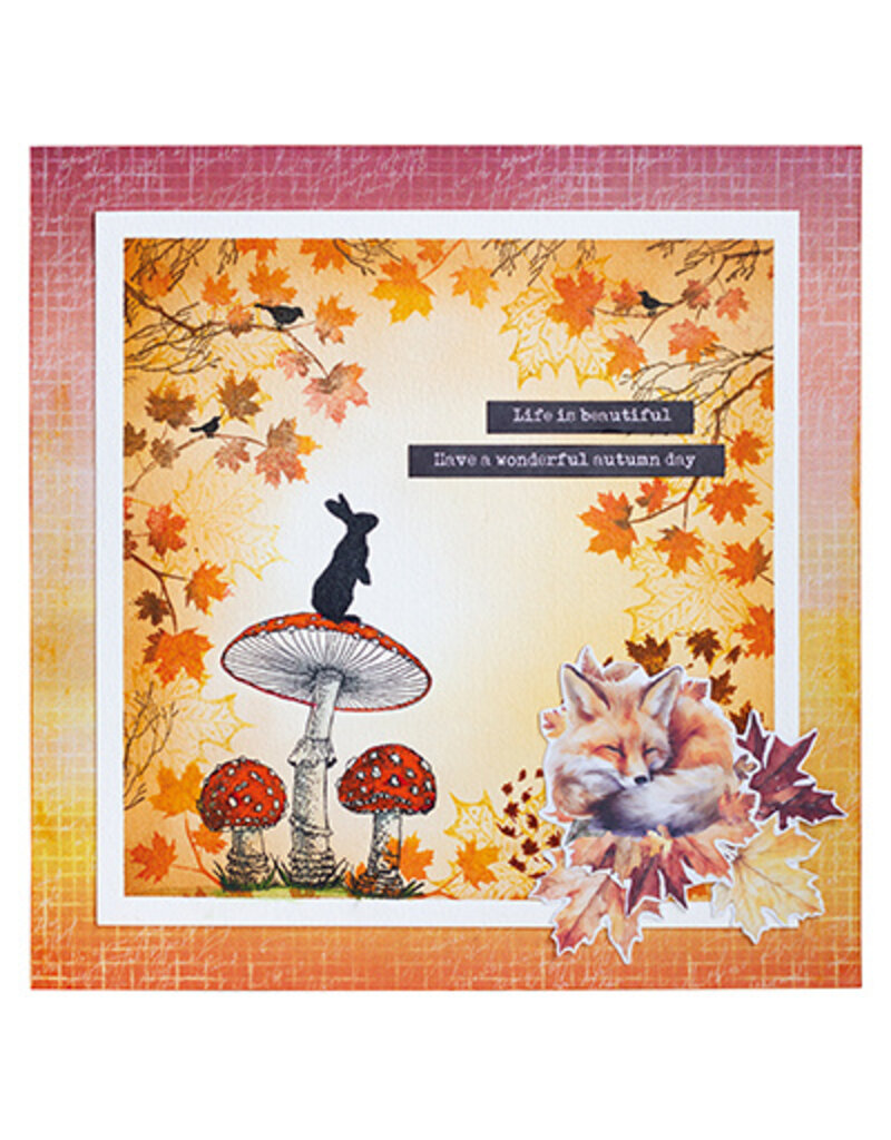 Studio Light SL Clear Stamp Mushrooms Everlasting Autumn nr.717