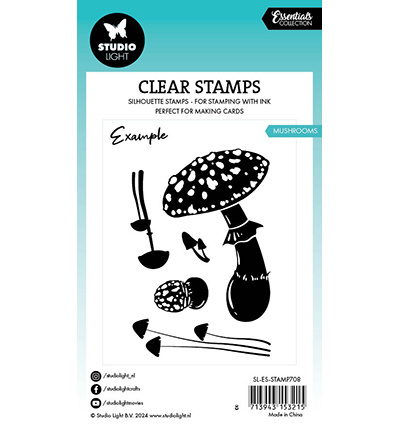 Studio Light SL Clear Stamp Mushrooms Essentials nr.708