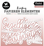 Studio Light SL Paper Elements Rosegold Kerstwensen Essentials nr.17