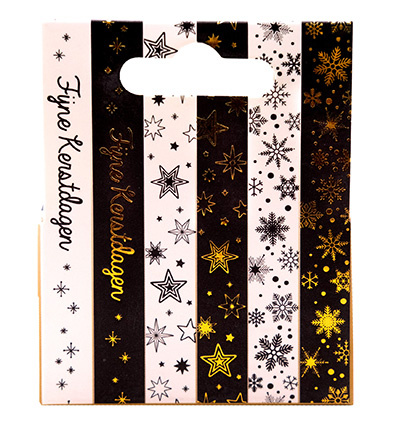 Studio Light SL Washi tape Black/white - NL - Gold Essentials nr.25