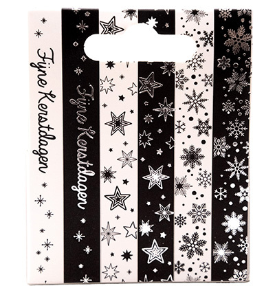 Studio Light SL Washi tape Black/white - NL - Silver Essentials nr.26