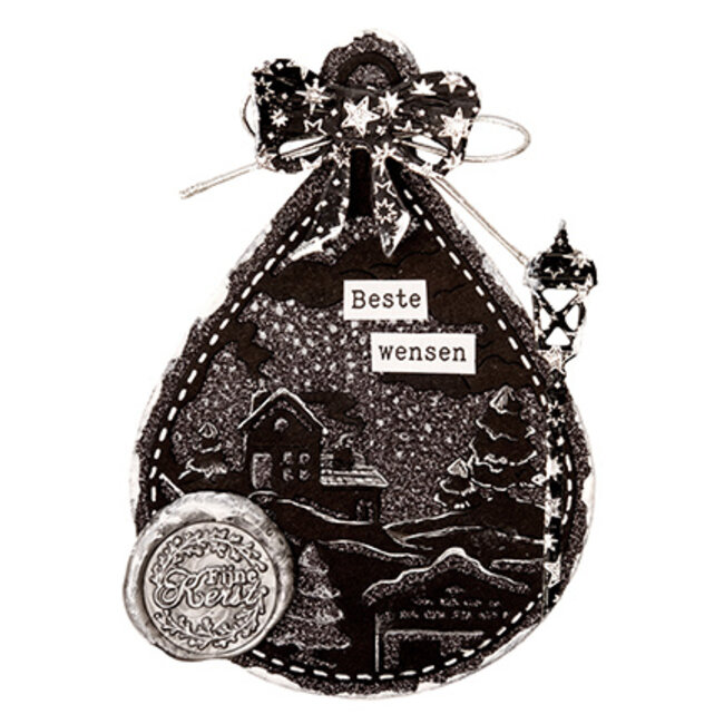 Studio Light SL Washi tape Black/white - NL - Silver Essentials nr.26