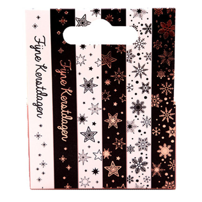 Studio Light SL Washi tape Black/white - NL - Rose gold Essentials nr.27