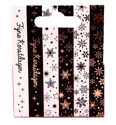 Studio Light SL Washi tape Black/white - NL - Rose gold Essentials nr.27