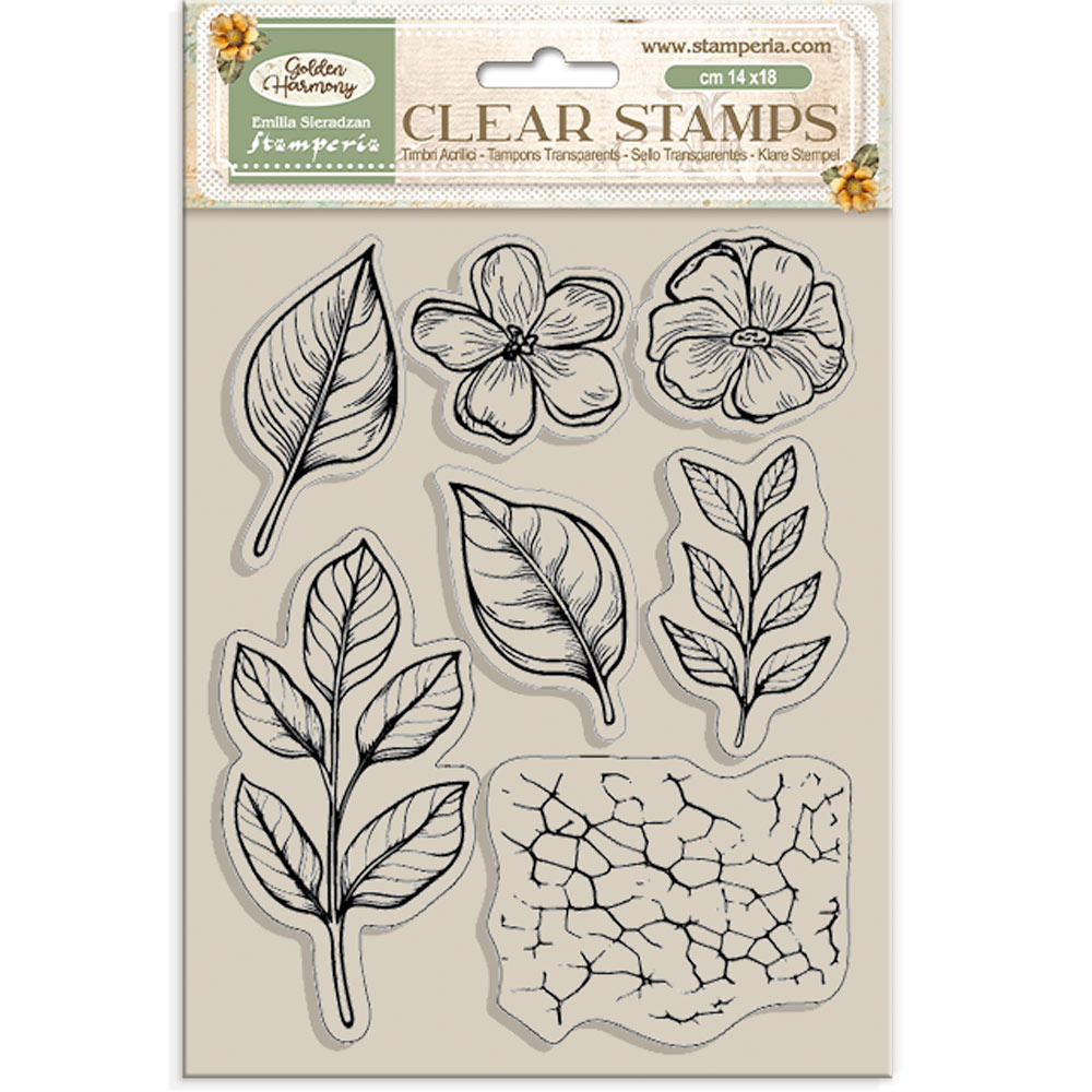 Stamperia Acrylic stamp cm 14x18 - Golden Harmony