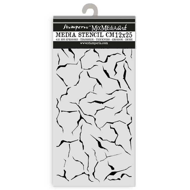 Stamperia Thick stencil cm 12X25 - Golden Harmony crackle