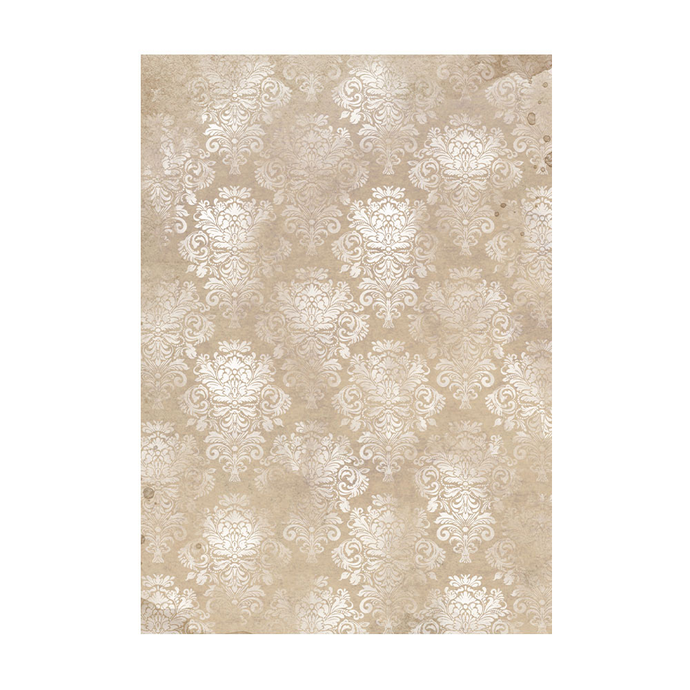 Stamperia Selection 8 Rice paper A6 backgrounds - Golden Harmony