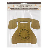 Stamperia Crafty shapes: Golden Harmony Telephone