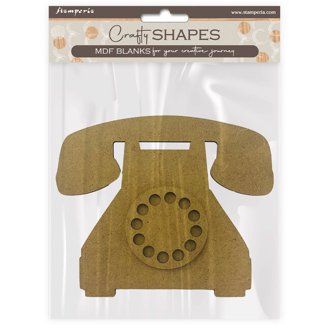 Stamperia Crafty shapes: Golden Harmony Telephone
