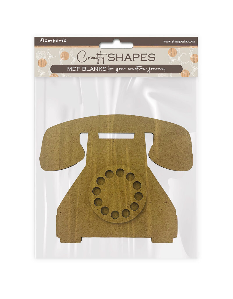 Stamperia Crafty shapes: Golden Harmony Telephone