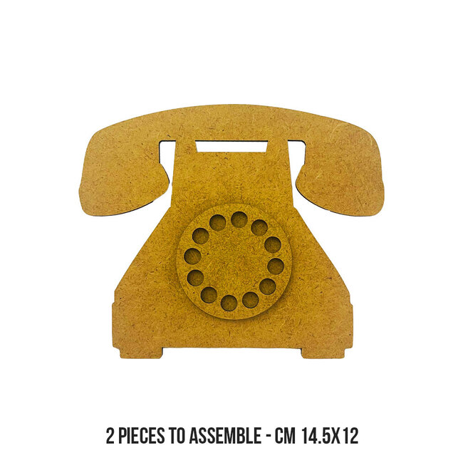 Stamperia Crafty shapes: Golden Harmony Telephone