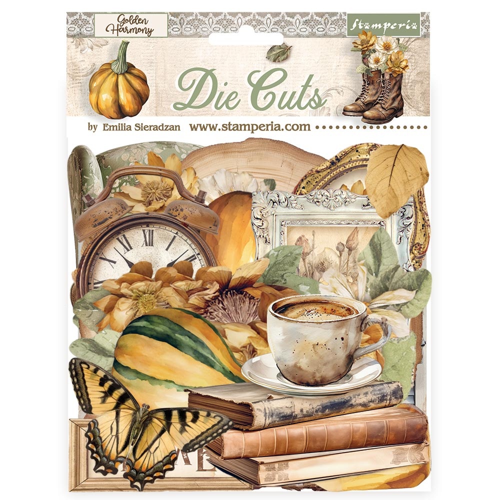 Stamperia Die cuts assorted - Golden Harmony