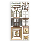 Stamperia Paper cut-outs Double Face - 4 sheets cm. 15x30,5 - Golden Harmony