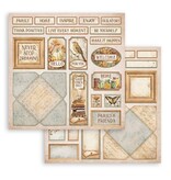 Stamperia Scrapbooking Pad 10 sheets cm 30,5x30,5 (12"x12") - Golden Harmony