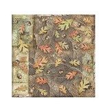 Stamperia Pack 4 sheets fabric cm 30x30 - Forest