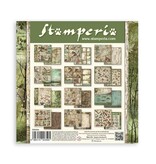 Stamperia Scrapbooking Small Pad 10 sheets cm 20,3X20,3 (8"X8") - Forest