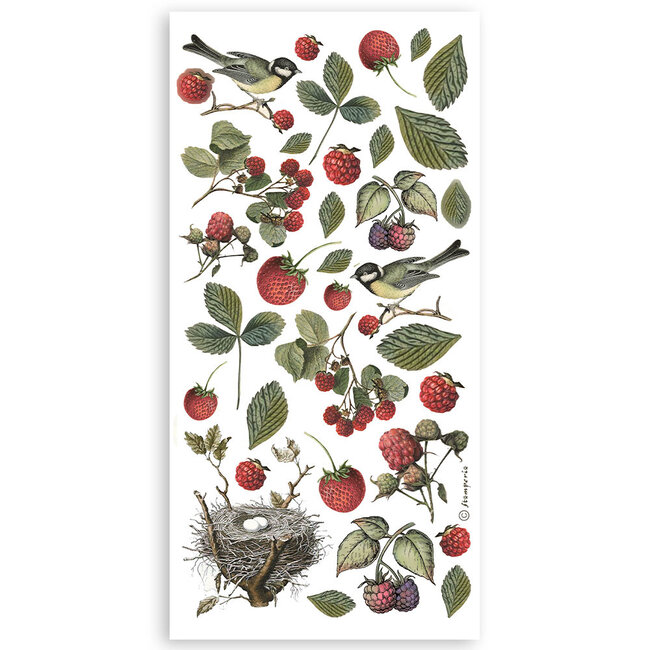 Stamperia Paper cut-outs Double Face - 4 sheets cm. 15x30,5 - Forest