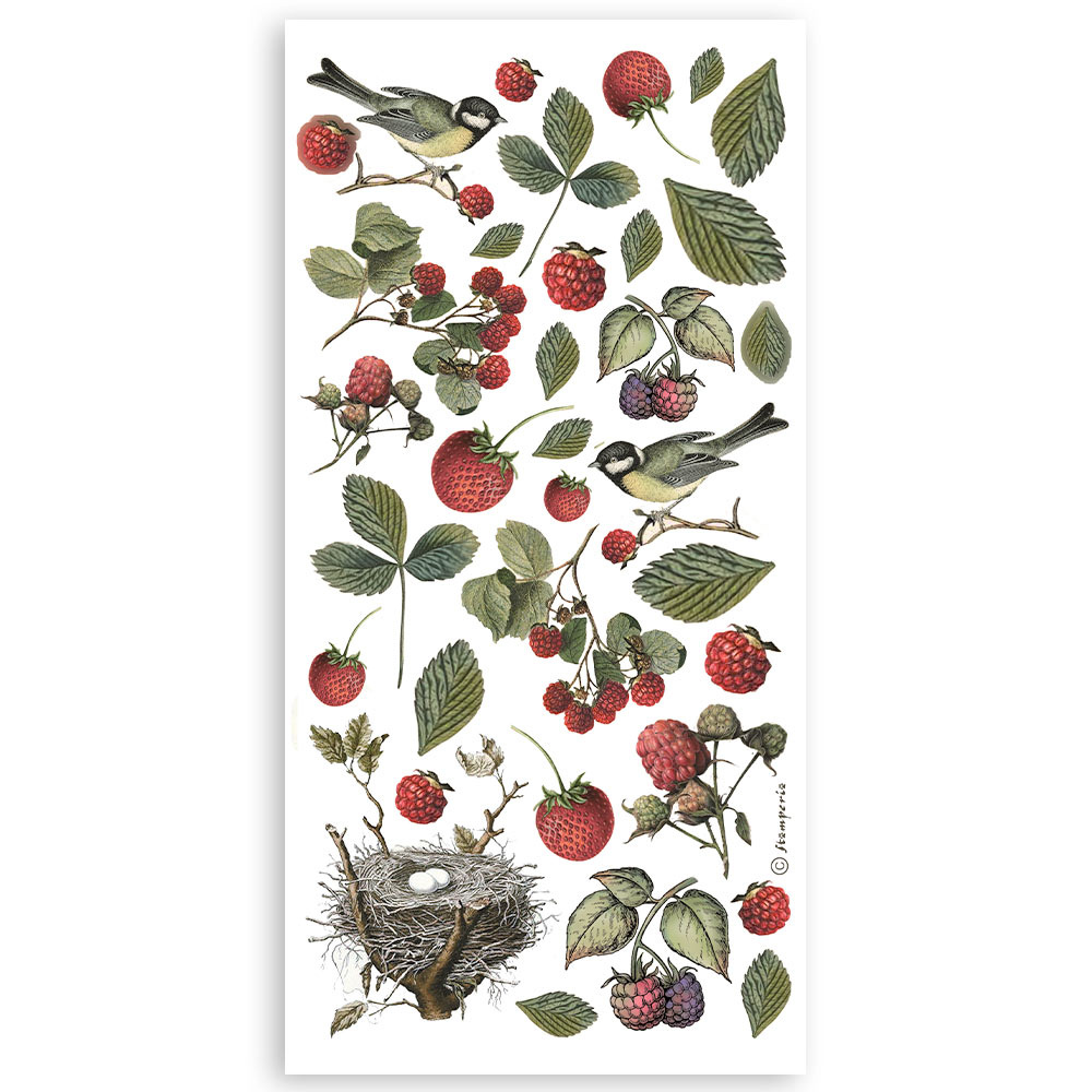 Stamperia Paper cut-outs Double Face - 4 sheets cm. 15x30,5 - Forest