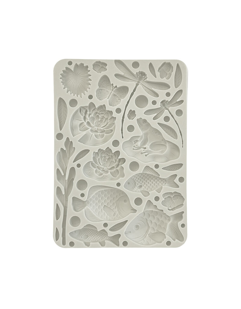 Stamperia Silicon mold A5 - Forest fish and dragonfly