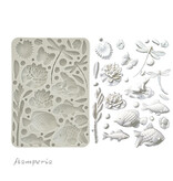 Stamperia Silicon mold A5 - Forest fish and dragonfly