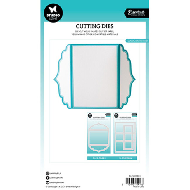 Studio Light SL Cutting Dies Classic shutter card Essentials nr.883