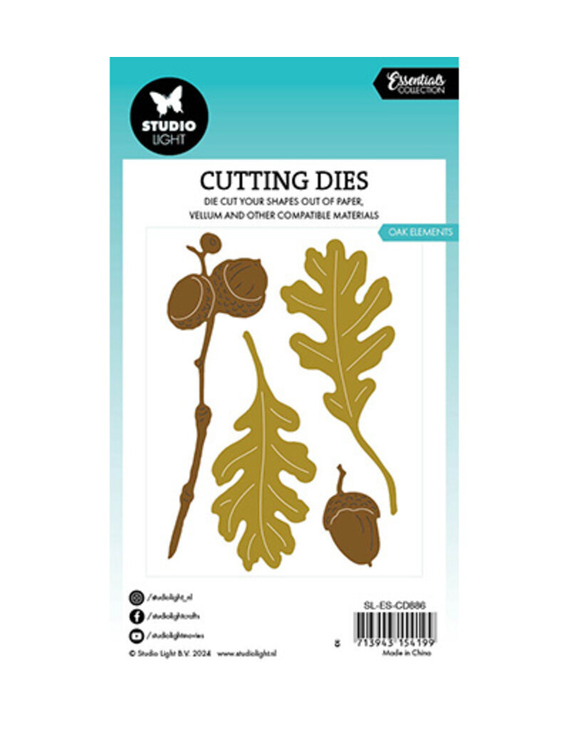 Studio Light SL Cutting Dies Oak Elements Essentials nr.886