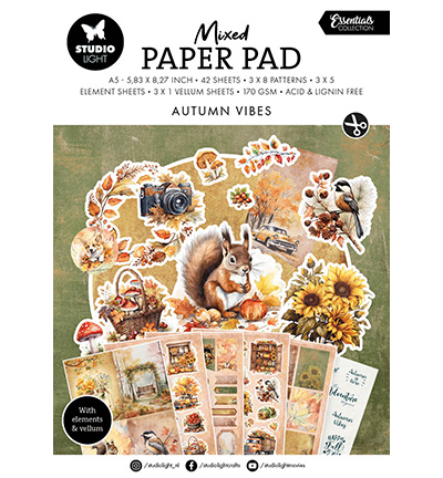 Studio Light SL Mixed paper pad Autumn Essentials nr.228