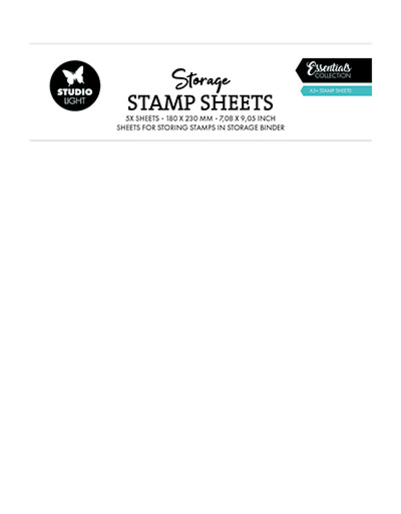 Studio Light SL Storage Stamp sheet A5+ sheet Essentials nr.08