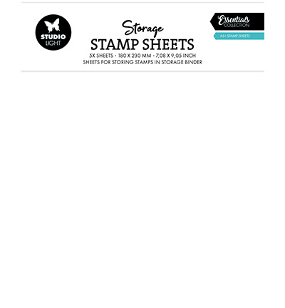 Studio Light SL Storage Stamp sheet A5+ sheet Essentials nr.08