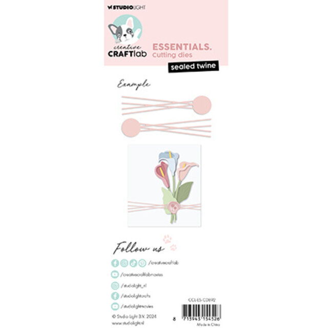Studio Light - Creative Craftlab CCL Cutting Die Sealed twine Essentials nr.892