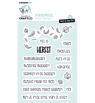 Studio Light - Creative Craftlab CCL Clear Stamp Het is Herfst Friendz nr.727