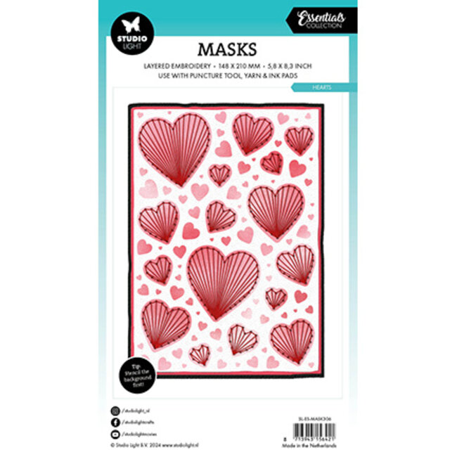 Studio Light SL Mask Hearts Essentials nr.306