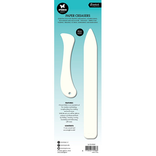 Studio Light SL Paper Creaser straight + curved Tools, Essentials nr.01