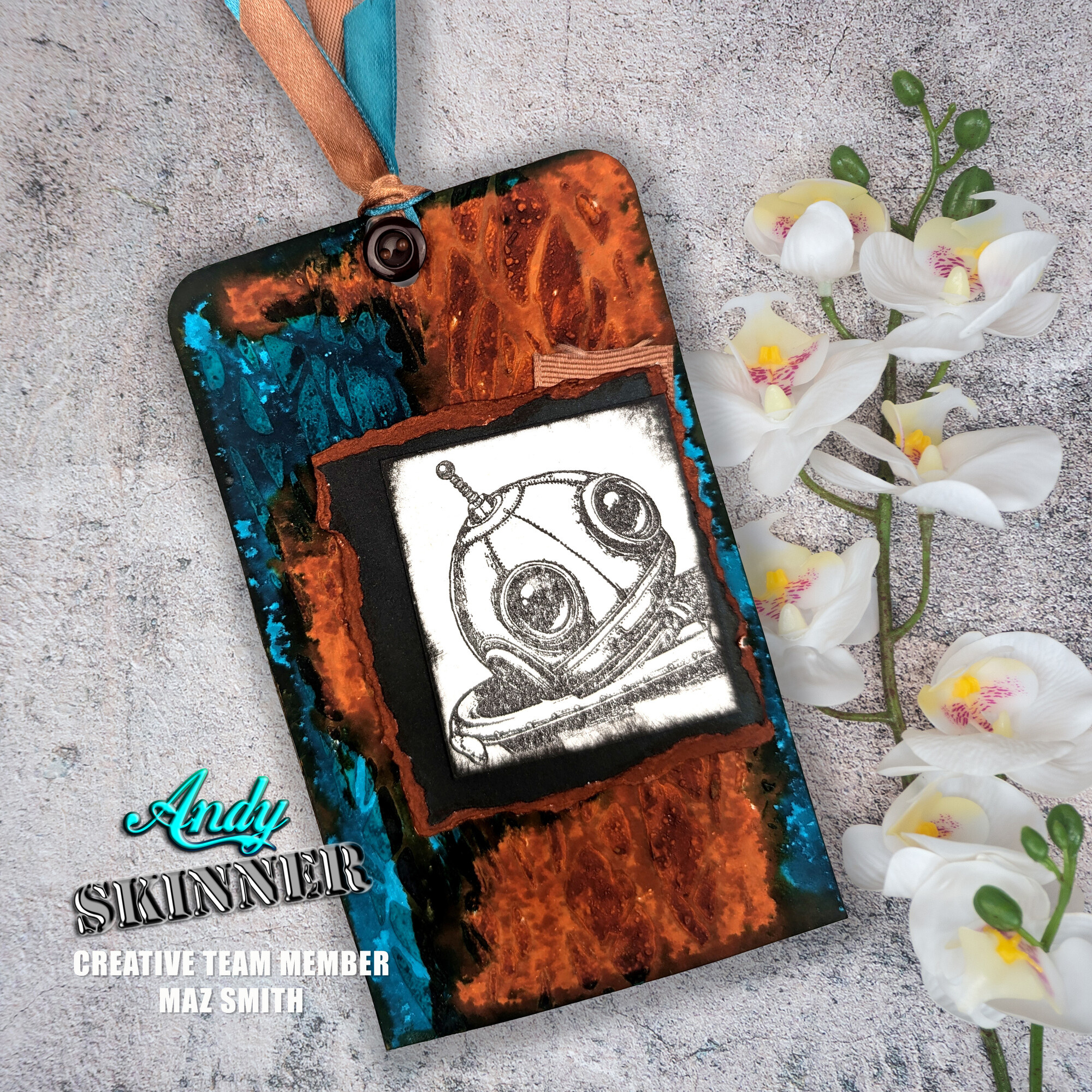 creative expressions Andy Skinner Pre-Cut Rubber Stamp Botology Wash Your Worries Away (CEASR070)