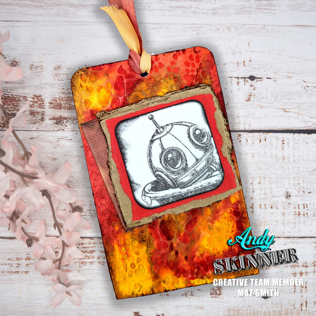 creative expressions Andy Skinner Pre-Cut Rubber Stamp Botology Wash Your Worries Away (CEASR070)