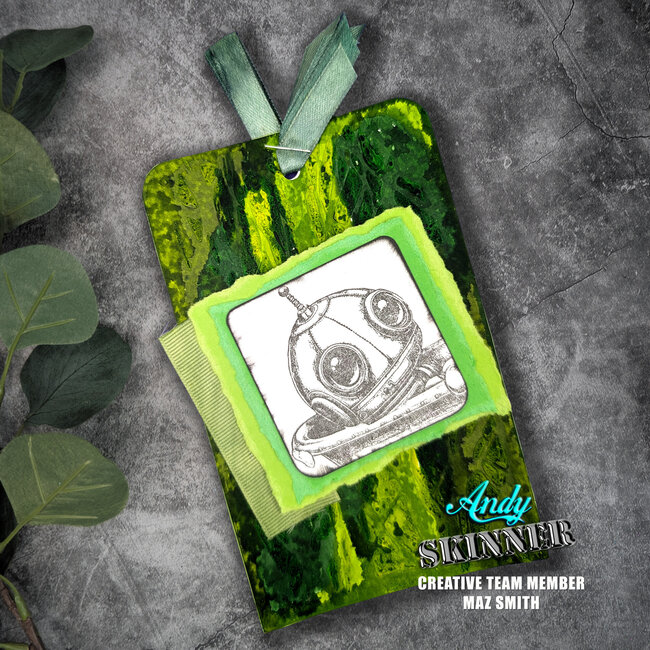 creative expressions Andy Skinner Pre-Cut Rubber Stamp Botology Wash Your Worries Away (CEASR070)