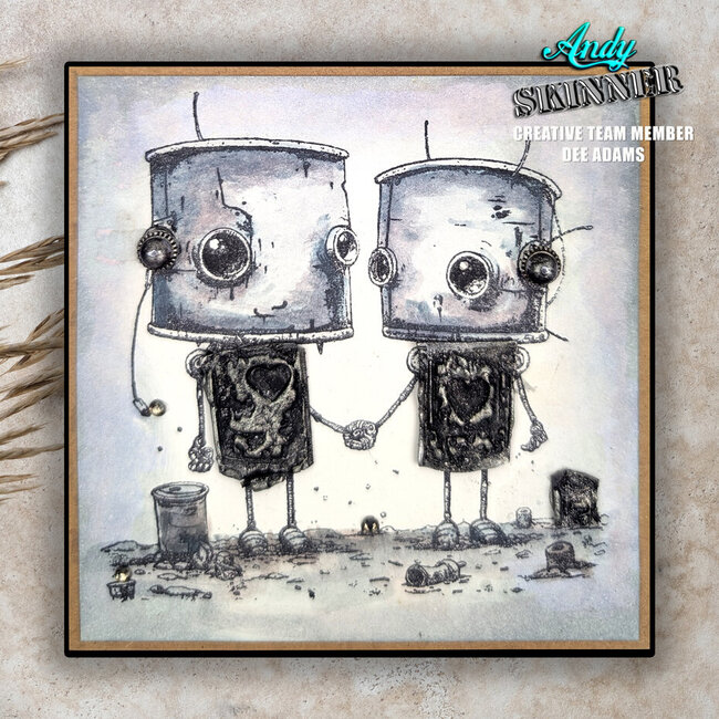 creative expressions Andy Skinner Pre-Cut Rubber Stamp Botology Better Together (CEASR069)