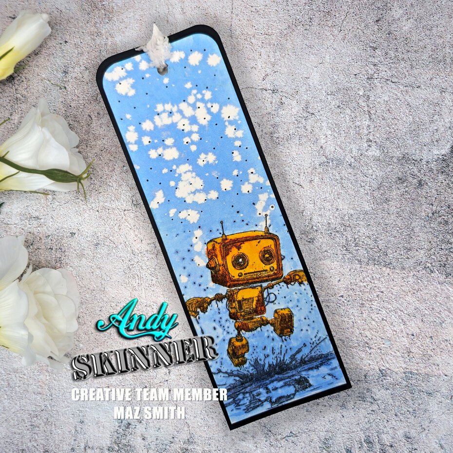 creative expressions Andy Skinner Pre-Cut Rubber Stamp Botology Rainy Day (CEASR066)