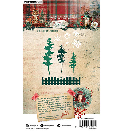Studio Light JMA Cutting Die Winter trees Festive Nostalgia nr.905