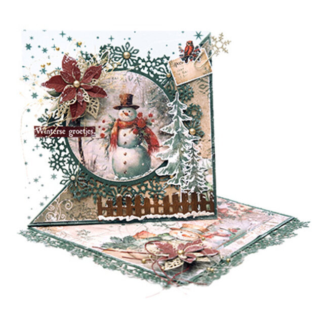 Studio Light JMA Cutting Die Winter trees Festive Nostalgia nr.905