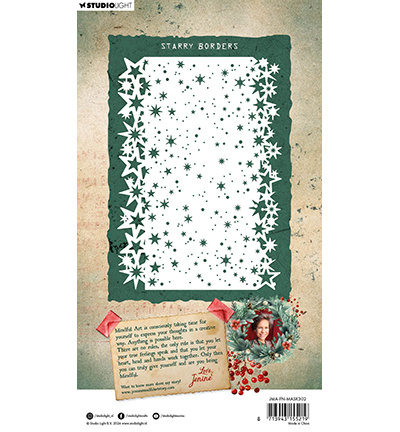 Studio Light JMA Mask Starry borders Festive Nostalgia nr.302