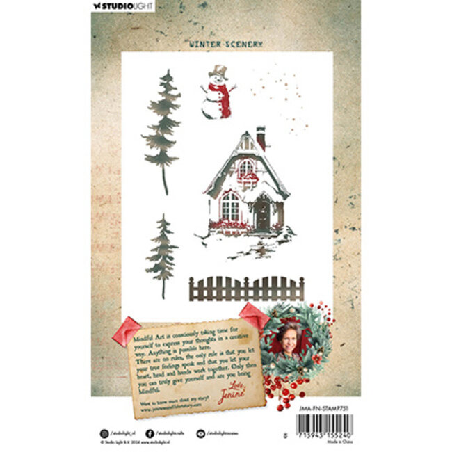 Studio Light JMA Clear Stamp Winter scenery Festive Nostalgia nr.751