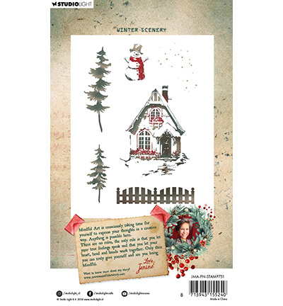 Studio Light JMA Clear Stamp Winter scenery Festive Nostalgia nr.751