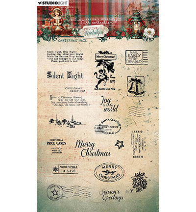 Studio Light JMA Clear Stamp Christmas mail Festive Nostalgia nr.753
