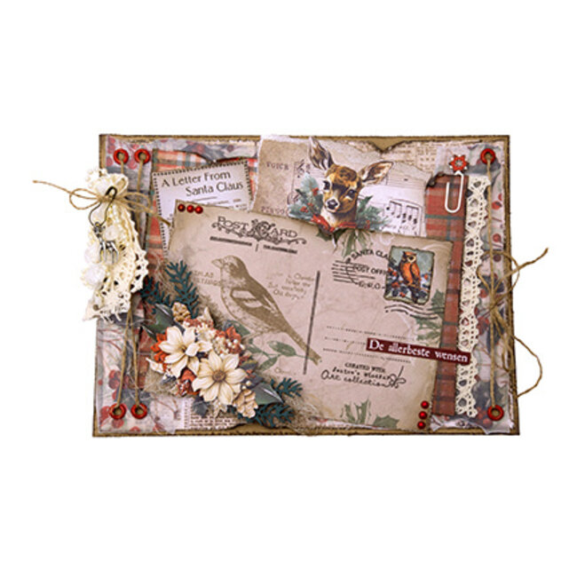 Studio Light JMA Clear Stamp Christmas mail Festive Nostalgia nr.753