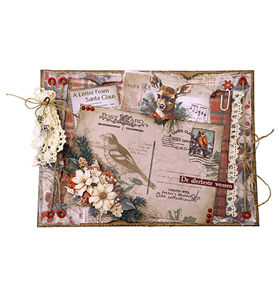 Studio Light JMA Clear Stamp Christmas mail Festive Nostalgia nr.753